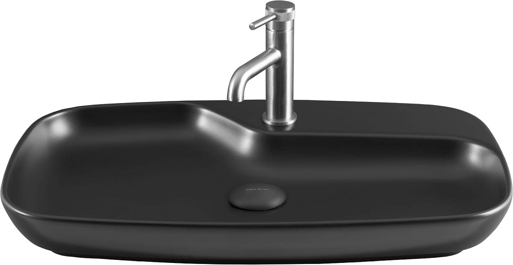 Накладная раковина Allen Brau Liberty 2 70х43, черная матовая