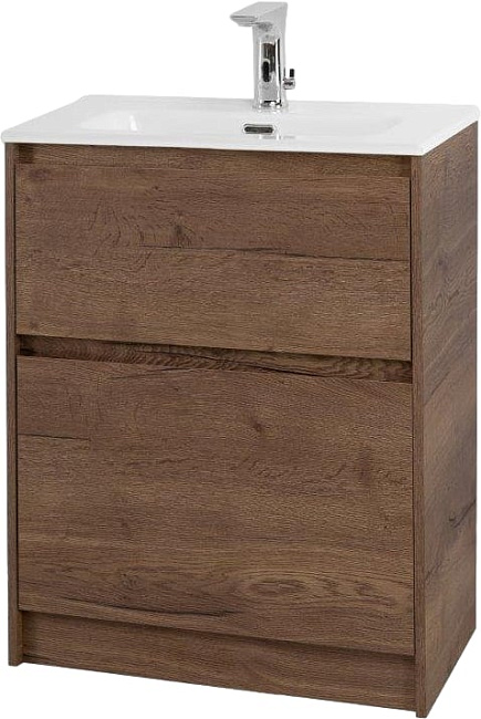 Тумба под раковину без столешницы BelBagno Kraft 80 напольная, rovere tabacco