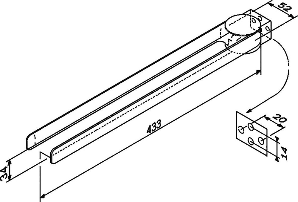 Полотенцедержатель AM.PM Inspire V2.0 A50A32600