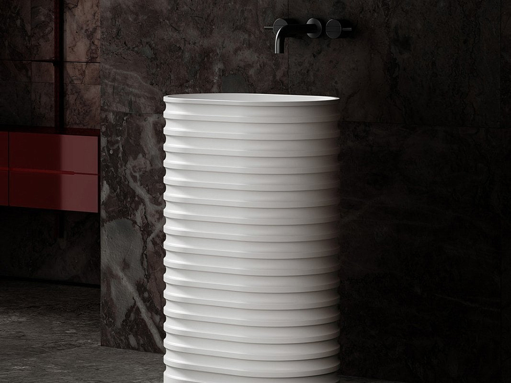 Раковина Abber Stein AS2550 матовая белая