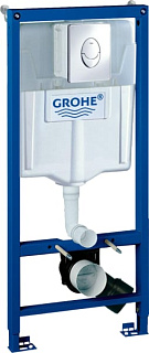 Система инсталляции для унитазов Grohe Rapid SL 38721001, 3 в 1 с кнопкой смыва