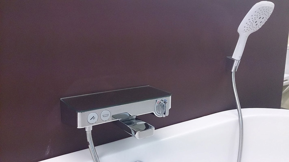 Термостатический смеситель Hansgrohe Ecostat Select 13151000, для ванны с душем