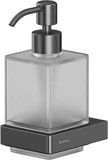 Дозатор WHITECROSS Cubo CU2440GM оружейная сталь