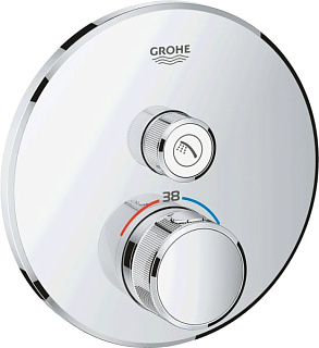 Термостатический смеситель встраиваемый Grohe Grohtherm SmartControl 29118000 для душа