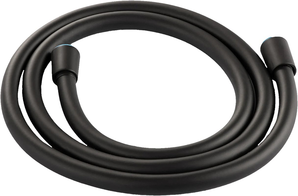 Душевой шланг Wasserkraft Elbe 7400 A242, 150 см, черный матовый