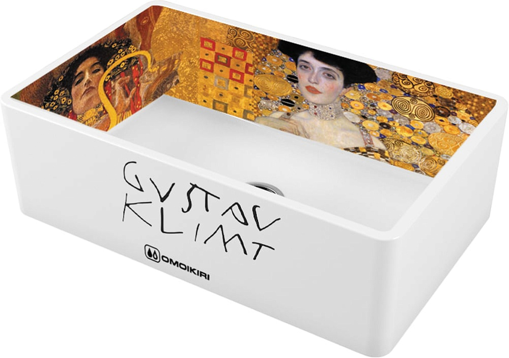 Мойка кухонная Omoikiri Mikura 76-Klimt white