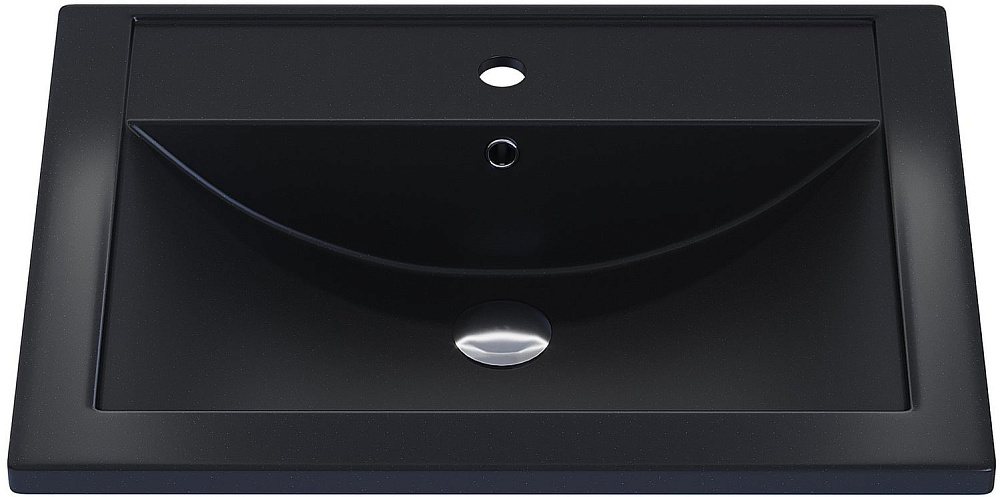 Мебельная раковина Uperwood Foster Quartz 291030054 60 см, матовая черная, космос