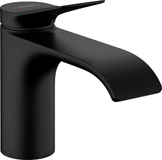 Смеситель для раковины Hansgrohe Vivenis 80 75010670 матовый черный