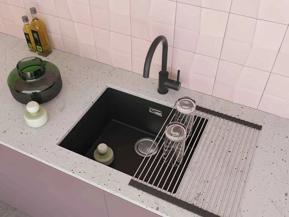 Смеситель для кухни Omoikiri Shinagawa 2 Plus BL черный