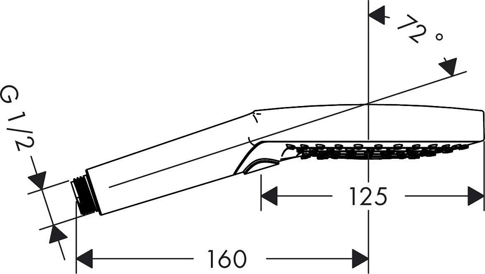 Душевая лейка Hansgrohe Raindance Select S 120 3jet  26530400