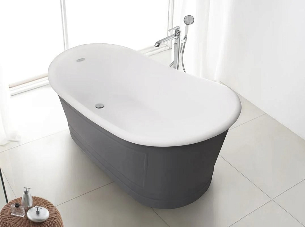 Акриловая ванна BelBagno 170x90 см, левая, BB32-CF36