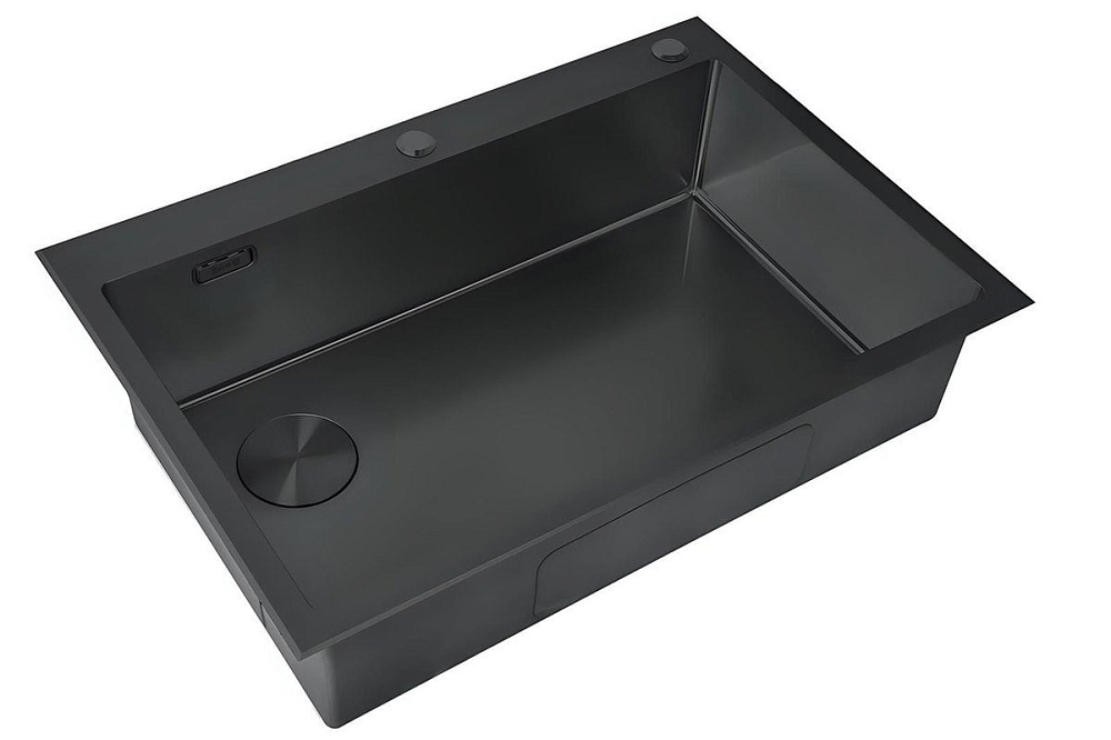 Кухонная мойка ZorG LUX 7551-L GRAFIT