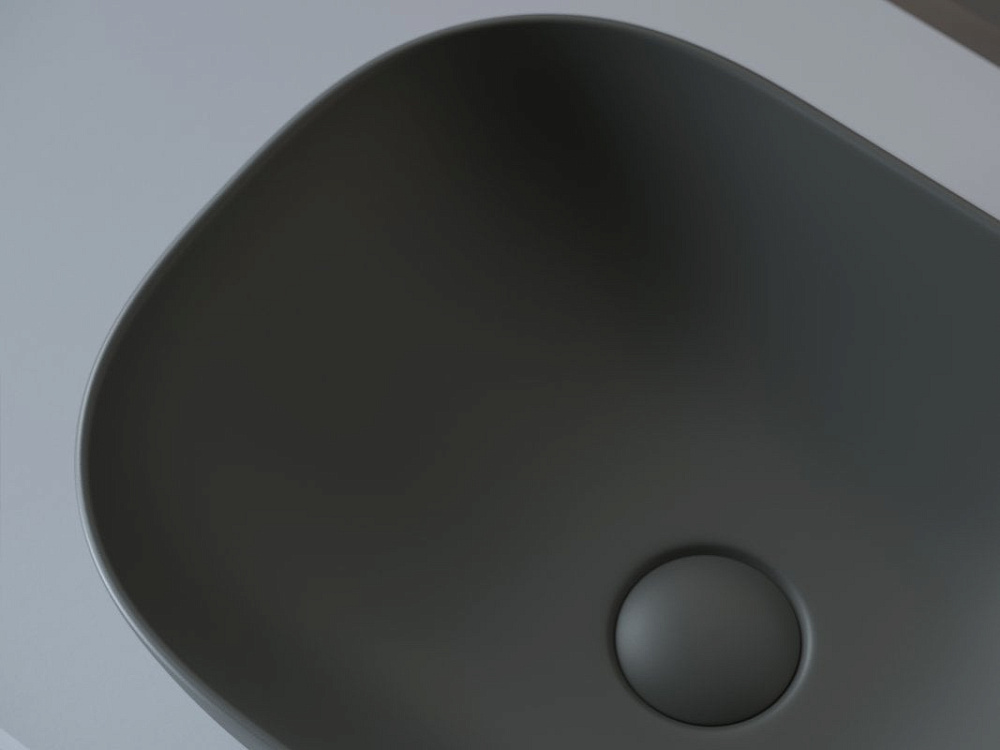 Накладная раковина Ceramicanova Element CN6009MDH темный антрацит матовый