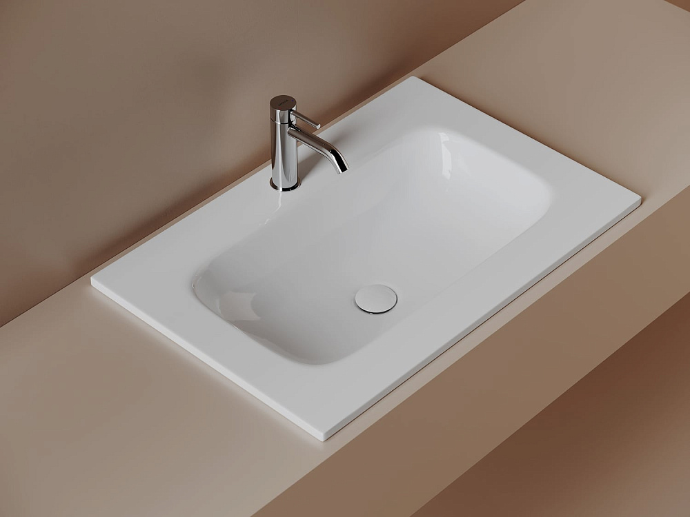 Мебельная раковина Ceramicanova Grace CN7031, белая