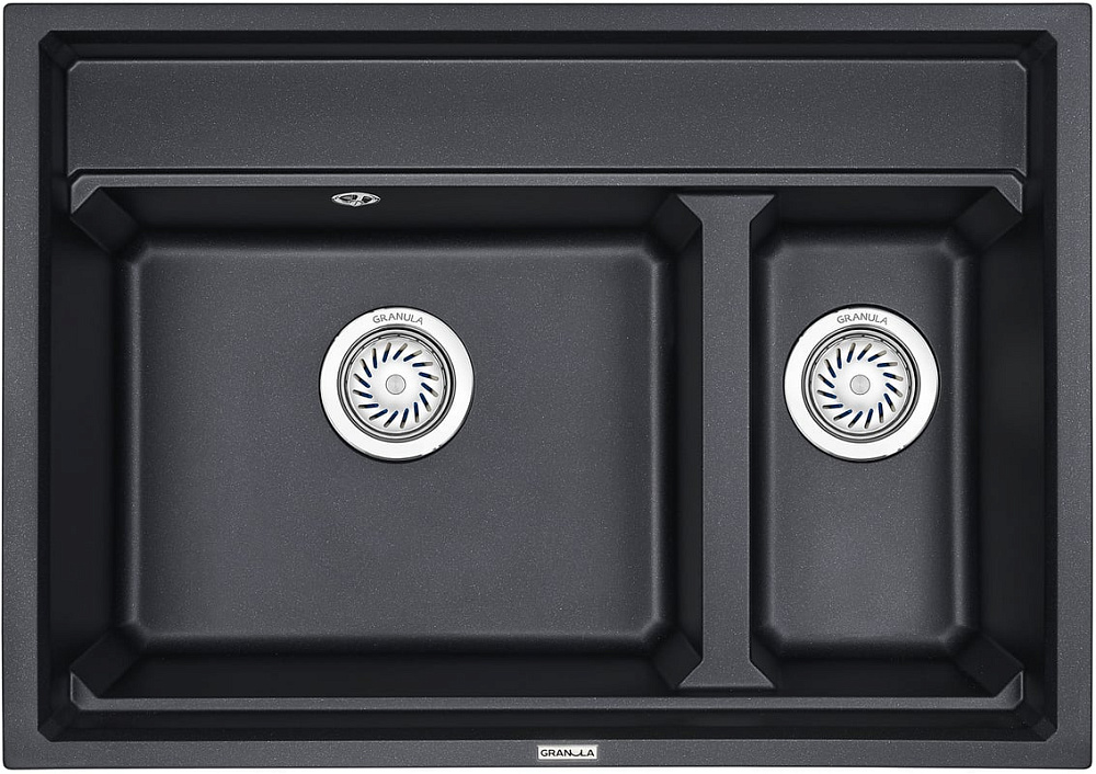Мойка кухонная Granula Kitchen Space 7302, шварц