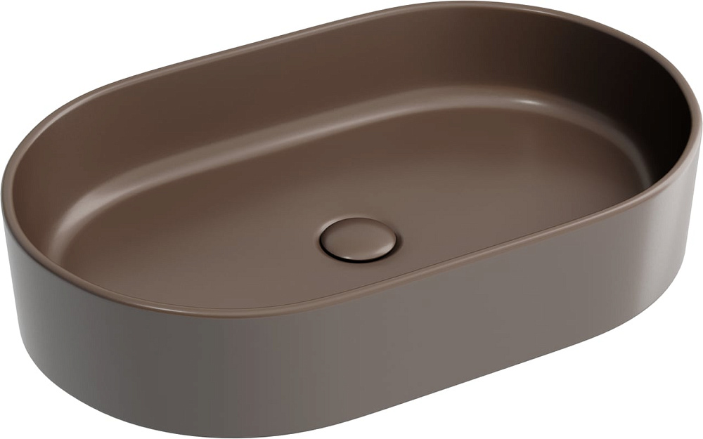 Накладная раковина Ceramicanova Element CN6048MDB темно-коричневая матовая