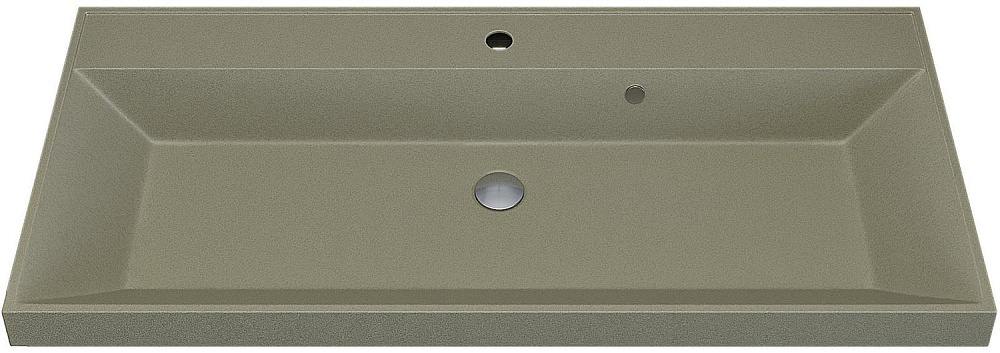 Мебельная раковина Uperwood Classic Quartz 293020636 100 см, матовая бежевая, десерт