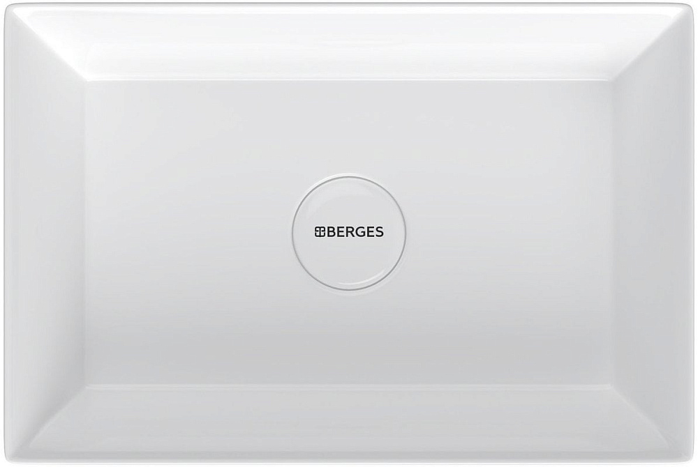 Накладная раковина Berges Mascon 56x38, глянцевая белая