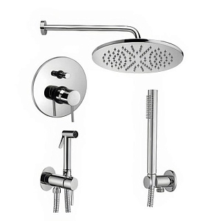 Комплект для ванной Paffoni Light KITZLIG015CR С ВНУТРЕННЕЙ ЧАСТЬЮ, хром