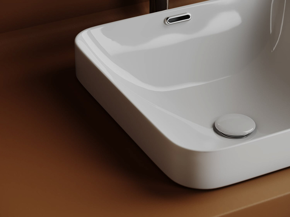 Встраиваемая раковина Ceramicanova Element CN6077 ,белый