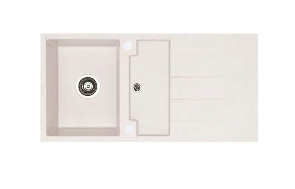 Мойка ALVEUS ALGRANIT CUBO 60 A11 ARCTIC 980x5001X/62 в комп.с сифоном 1077139,