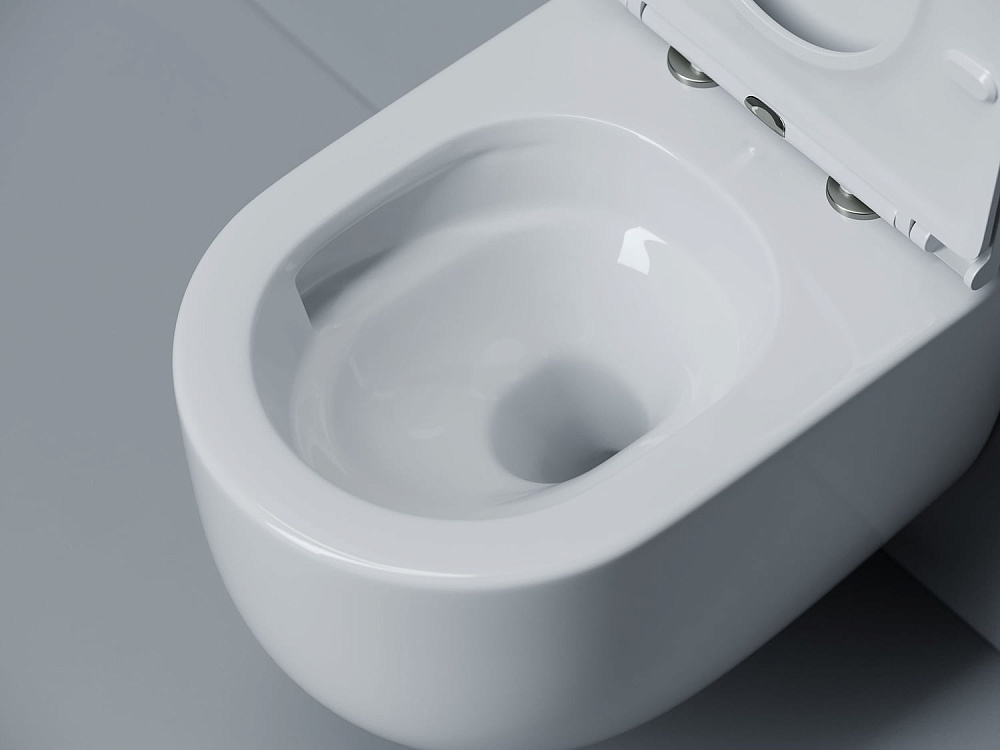 Унитаз подвесной Ceramicanova Voga CN4012T белый 