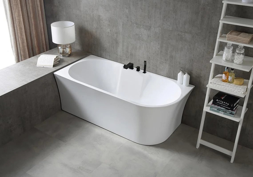 Акриловая ванна Abber 170x80 см, левая, AB9335-1.7 L