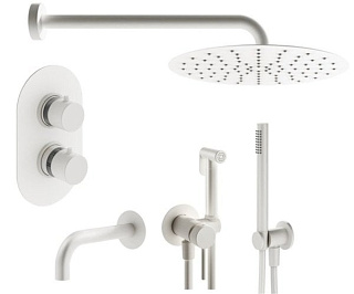 Комплект для ванной Plumberia Selection Ixo KITZXOT19BO60 С ВНУТРЕННЕЙ ЧАСТЬЮ, белый матовый