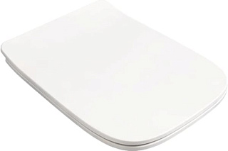 Крышка-сиденье ArtCeram A16 Slim ASA001 05 71 с микролифтом, белая матовая