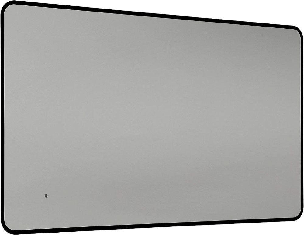 Зеркало Art&Max Siena S 60х100 черное, с LED-подсветкой, 6000К