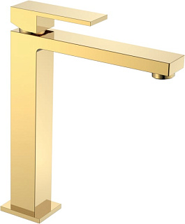 Смеситель для раковины Boheme Qubic 472-G shinny gold