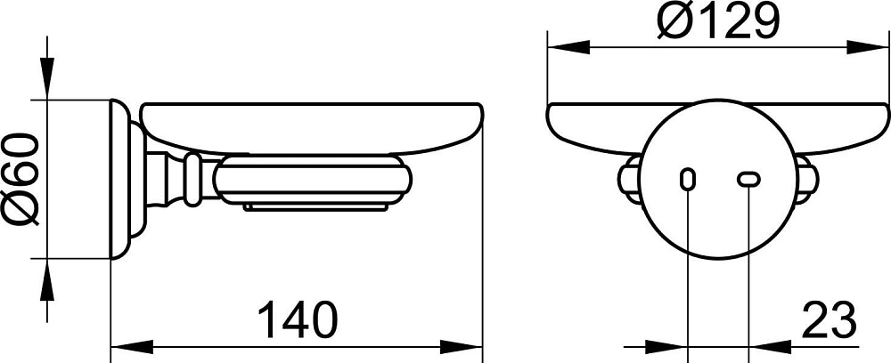 Мыльница Keuco Astor 02155