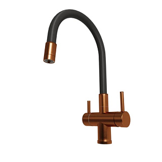 Смеситель для кухни Emar PVD ЕС - 3015 PVD Coppery