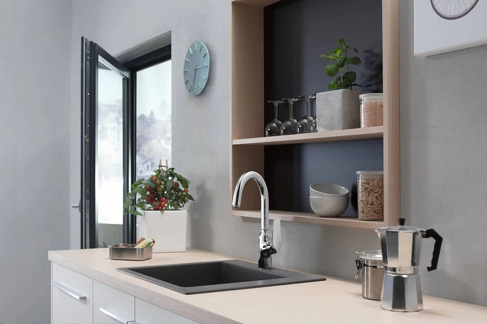Смеситель для кухни Hansgrohe Focus M42 71802000 хром