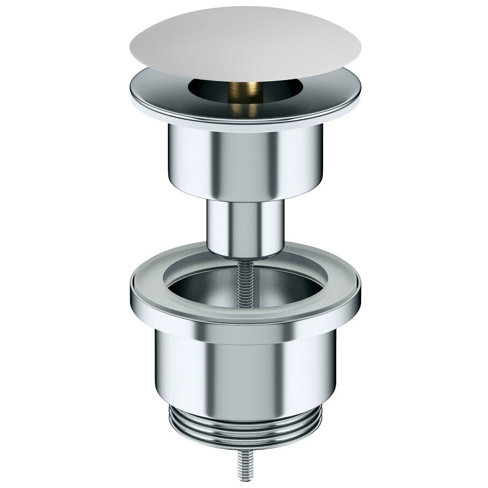 Донный клапан Ceramicanova, click-clack, белый матовый, 70003MWnc