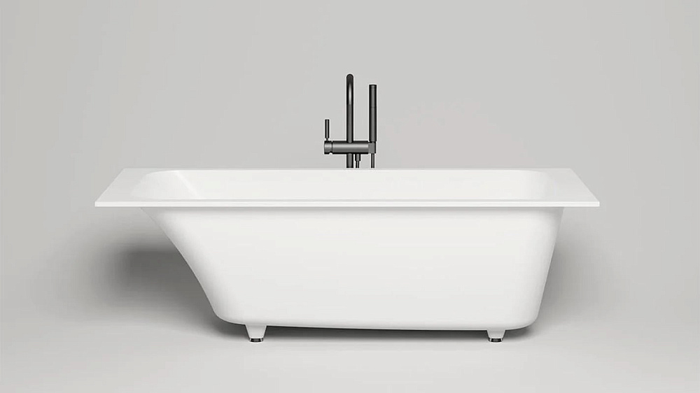 Ванна из искусственного камня Salini Orlanda S-Sense 170x70 см, встраиваемая, матовая белая
