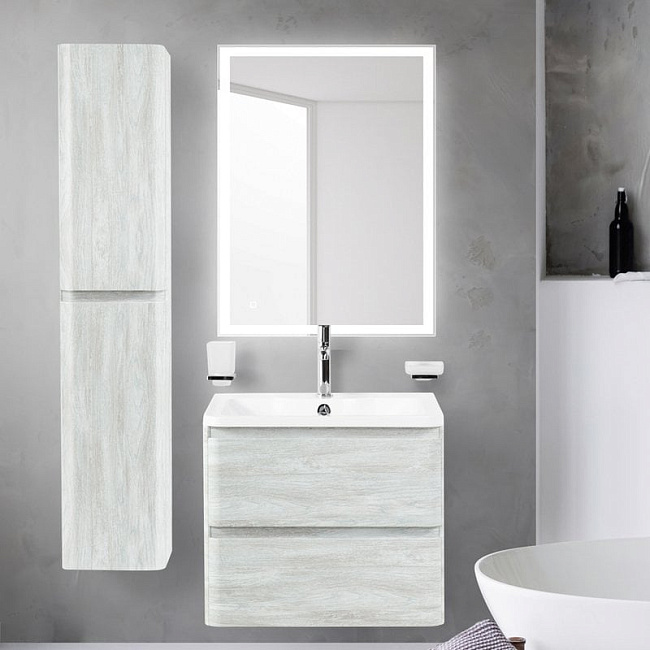 Тумба под раковину без столешницы BelBagno Albano 70 подвесная, rovere vintage bianco