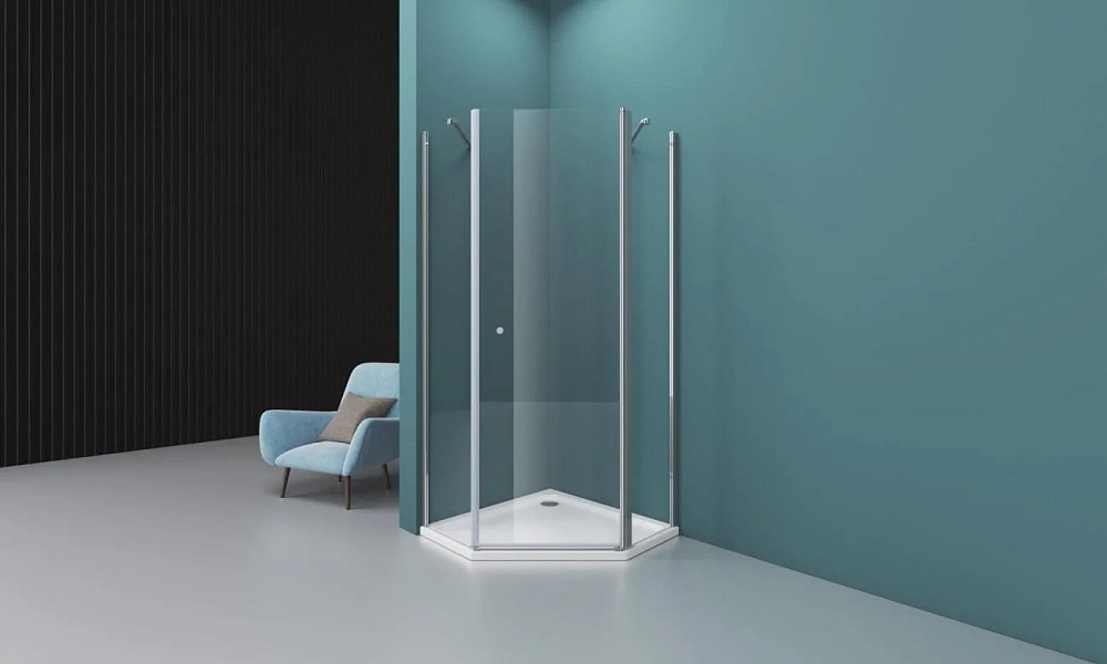 Душевой уголок BelBagno Etna P-1-90-C-Cr