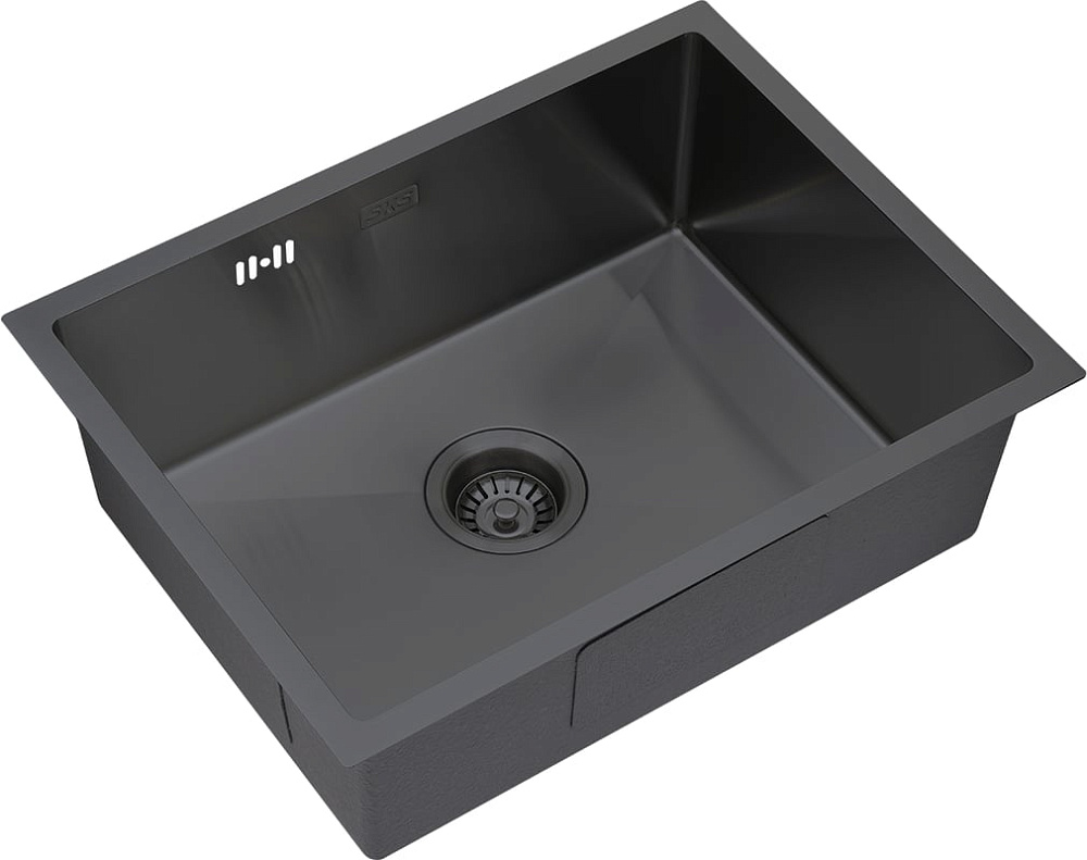 Мойка кухонная S.K.Sanitary SKS 5844 GRAFIT с сифоном