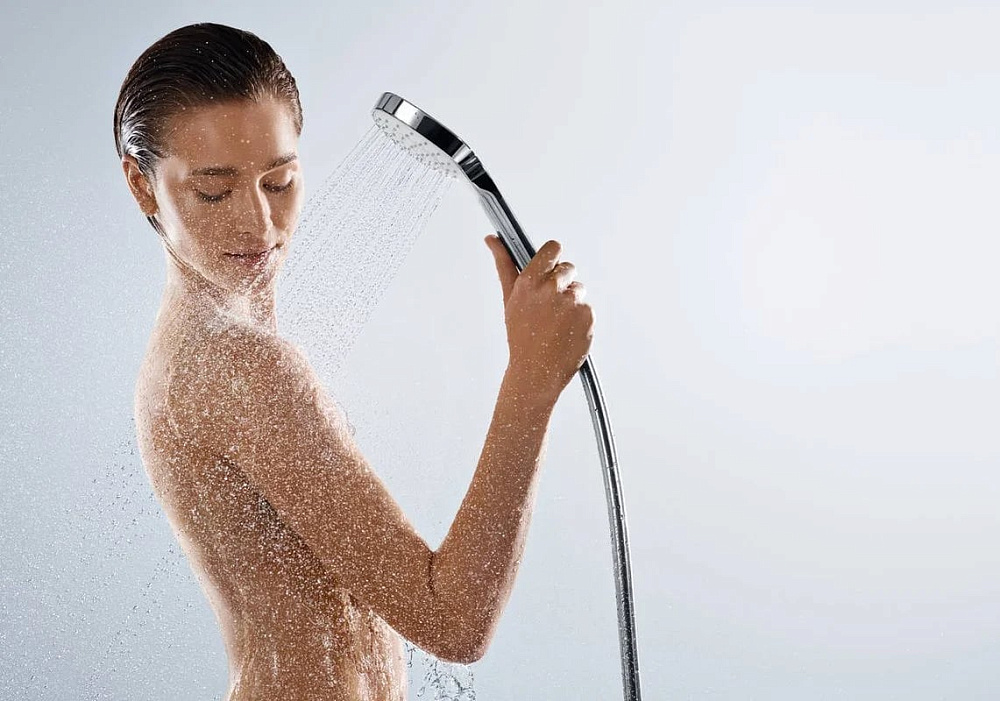Душевой гарнитур Hansgrohe Croma Select E 26594400, белый, хром