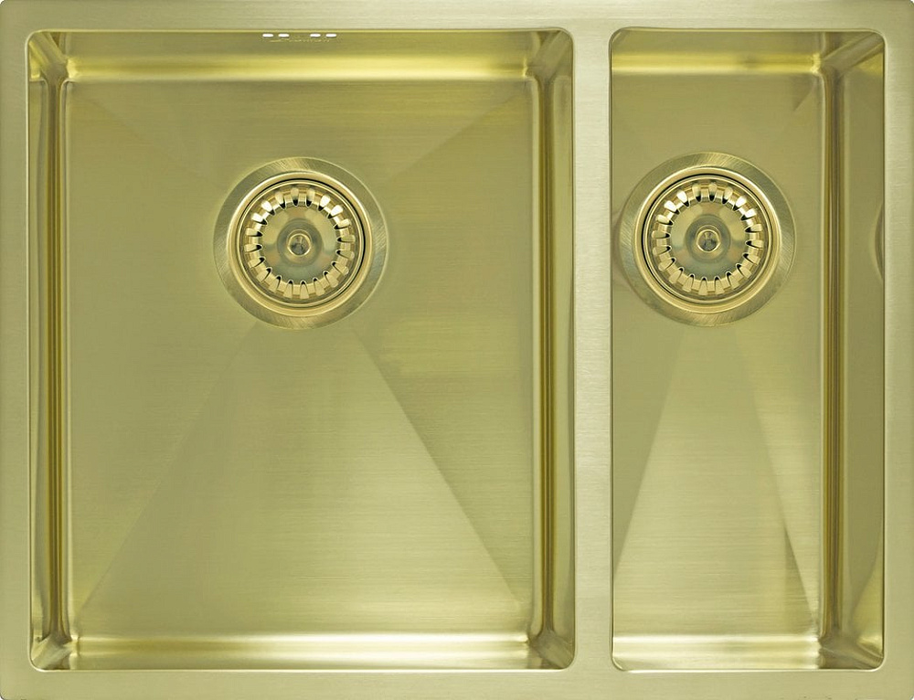 Мойка кухонная Seaman Eco Marino SME-575DR light gold