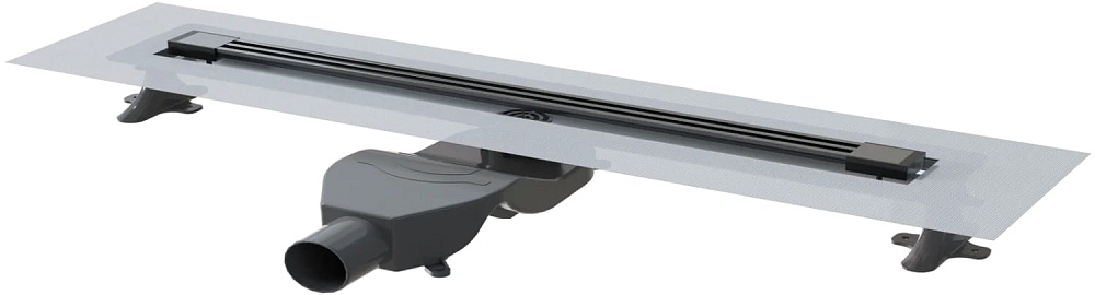 Душевой трап (лоток) Boheme Infinity 80 см, gun metal