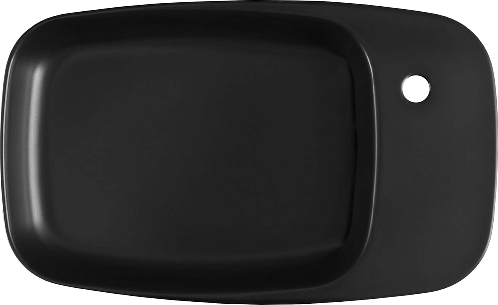 Накладная раковина Allen Brau Liberty 2 70х43 черная матовая