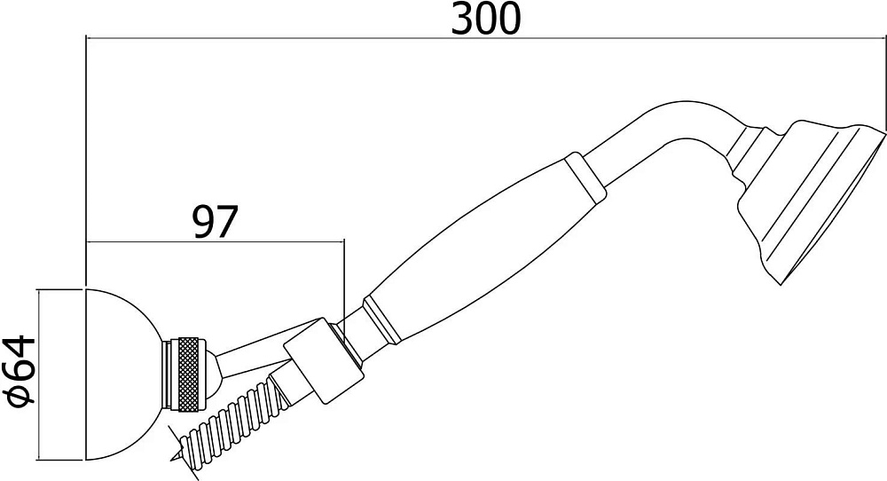 Душевой гарнитур Paffoni Belinda ZDUP035GF, золотая вспышка