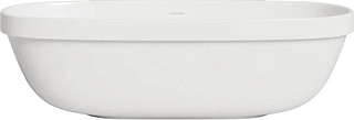 Ванна из искусственного камня Salini Greca In S-Stone 180x80 см, отдельностоящая, матовая белая, ова