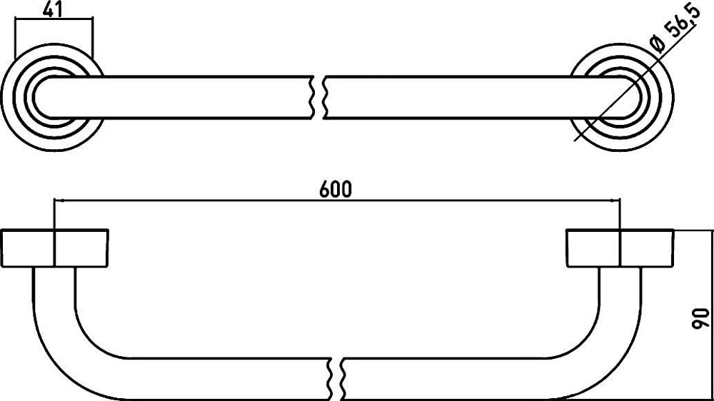 Полотенцедержатель Emco Polo 0760 001 60 хром