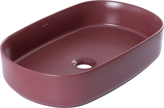 Накладная раковина Allen Brau Fantasy Oval 55x36, бордо