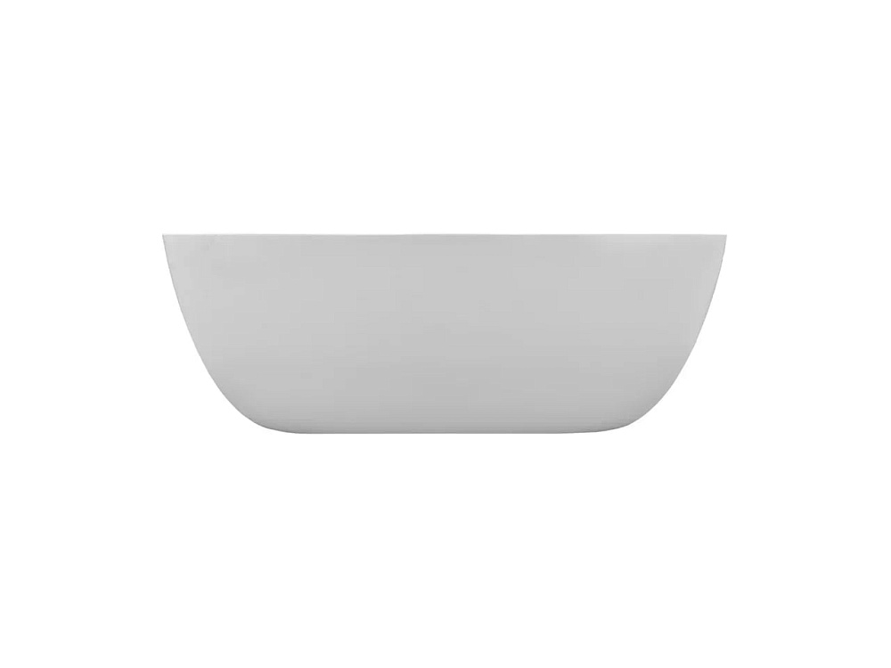 Ванна из искусственного камня Fontana Адель ФР-00018393 170x85,8 см, белая