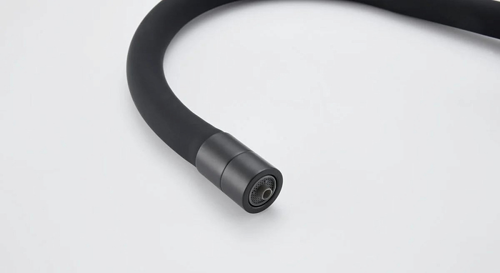 Смеситель для кухни Emar Steel ЕС - 3015 black