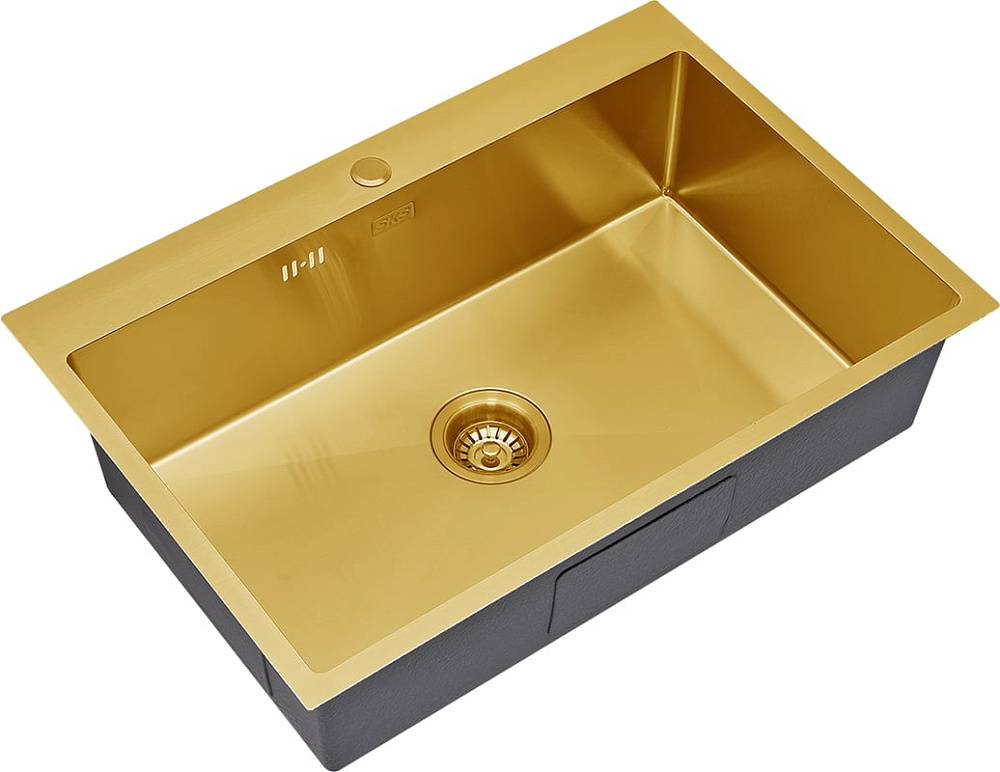 Мойка кухонная S.K.Sanitary SKS 7551 BRONZE с сифоном